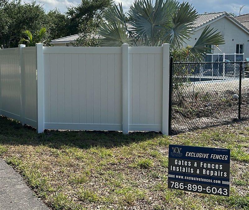 Wood fence installation in Greenville SC